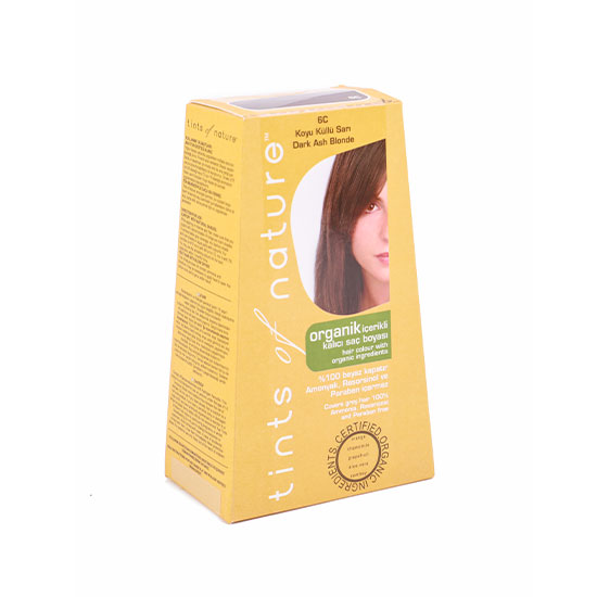 Tints of Nature Organik Saç Boyası -6C Koyu Küllü Sarı, 120 ml