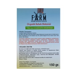 Organik Bebek Bisküvi 150 gr