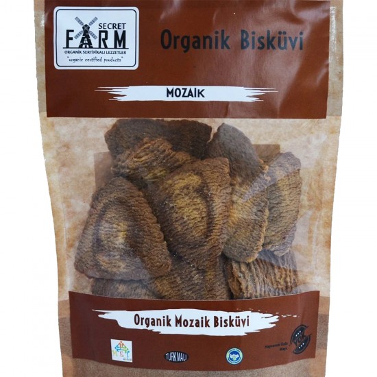 Organik Bisküvi Mozaik 100 gr